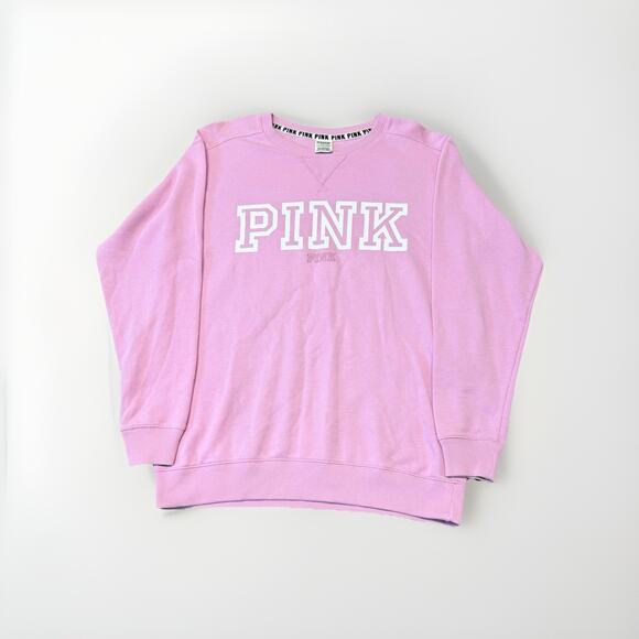 Victoria’s Secret PINK Crewneck (XS) Purple Pink VS Pullover Sweatshirt - Picture 2 of 10